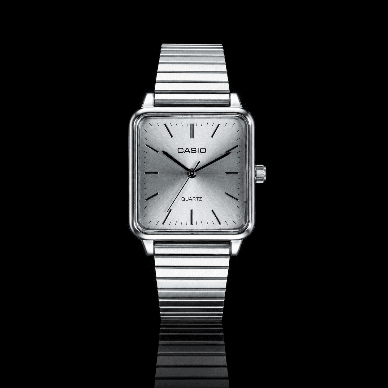 Vintage Square Silver-Tone